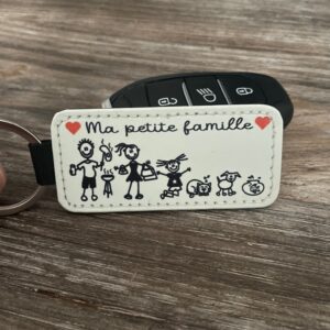 Porte clés famille