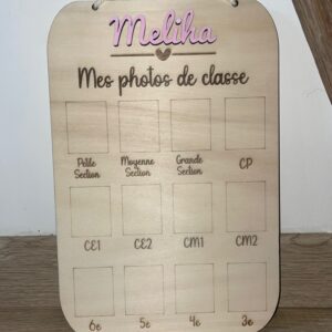 Pancarte photos de classe
