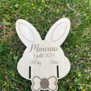 Support bracelet de naissance