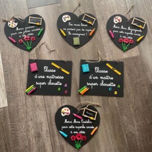 Pancarte imitation ardoise